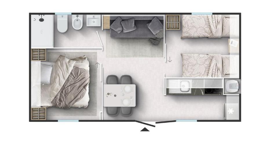 Hotel Park E Mobil Home Sottomarina Εξωτερικό φωτογραφία